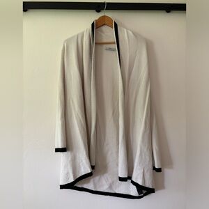 Zara Knit Black and White Sweater (Medium)